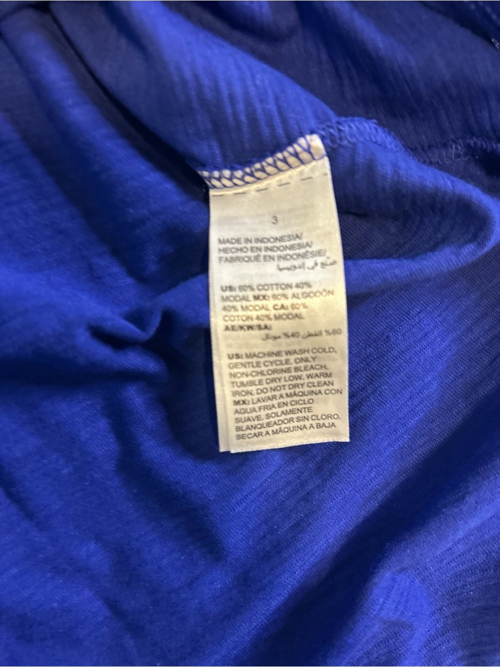 Chico’s Ultimate Tee Blue Tank & Open Front Cardigan Set Size 3 XL Cotton Modal - Picture 9 of 10